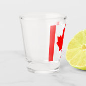 カナダフラグ記念物カナダメープルリーフ ショットグラス (左)