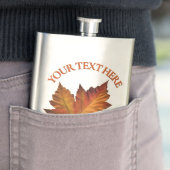 カナダフラスコカスタムカナダメープルリーフドリンクフラスコ フラスク (インサイチュ)