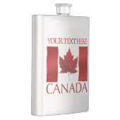 カナダフラスコカスタムカナダ国旗のドリンク フラスク (右)
