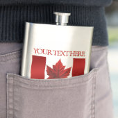 カナダフラスコカスタムカナダ国旗のドリンク フラスク (インサイチュ)