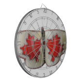 カナダフラッグバタフライデザイン ダーツボード (正面左)