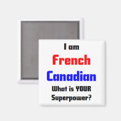 カナダフランスのの マグネット (正面/裏面)