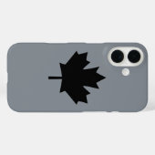 カナダブラックメープルリーフデコール Case-Mate iPhoneケース (裏面 (横))