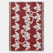 カナダブランケットカッコいいカナダ土産ブランケット スローブランケット (正面縦)