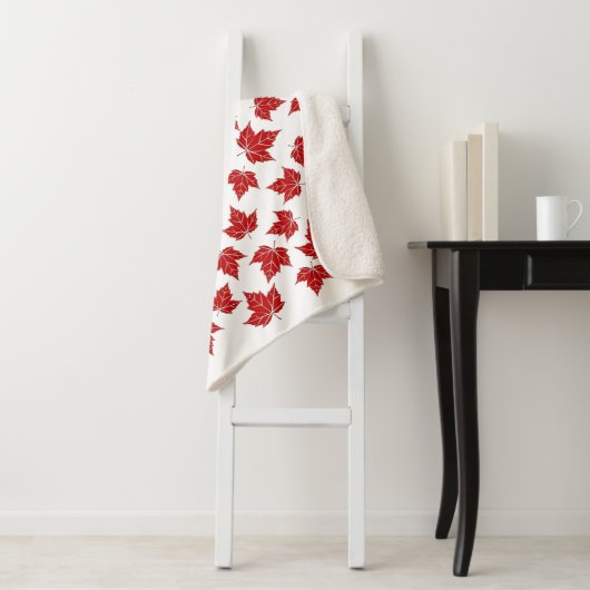 カナダブランケットカナダメープルリーフブランケット シェルパブランケット (インサイチュ)