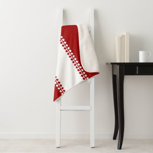 カナダブランケットカナダメープルリーフブランケット シェルパブランケット (インサイチュ)