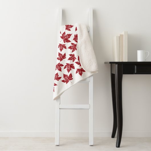 カナダブランケットカナダメープルリーフブランケット シェルパブランケット (インサイチュ)