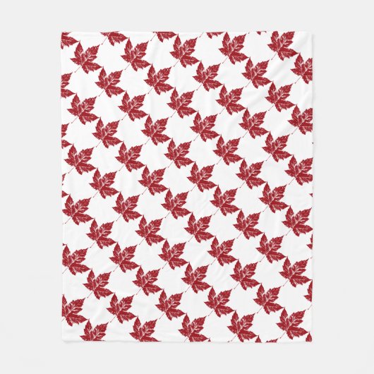 カナダブランケットレトロカナダお土産ブランケット フリースブランケット (正面)