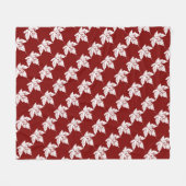 カナダブランケットレトロカナダお土産ブランケット フリースブランケット (正面(横))