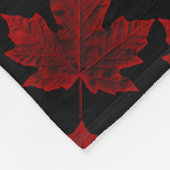 カナダブランケットレトロカナダお土産ブランケット フリースブランケット (角)