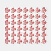 カナダブランケットレトロカナダお土産ブランケット フリースブランケット (正面(横))