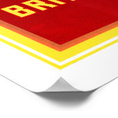 カナダブリティッシュコロンビアのビンテージのポスターが復元 ポスター (角)