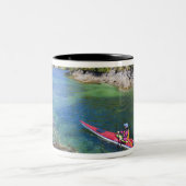 カナダブリティッシュコロンビアバンクーバー島海2 ツートーンマグカップ (中央)