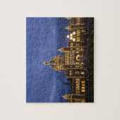 カナダブリティッシュコロンビアビクトリア州夕べ ジグソーパズル (縦)