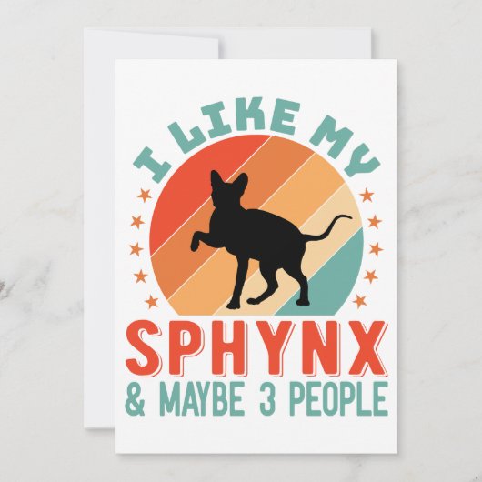 カナダヘアレススフィンクス猫オーナーユーモア シーズンカード (正面)