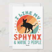 カナダヘアレススフィンクス猫オーナーユーモア シーズンカード (裏面)