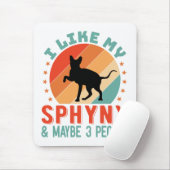 カナダヘアレススフィンクス猫オーナーユーモア マウスパッド (マウス)