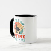カナダヘアレススフィンクス猫オーナーユーモア マグカップ (正面左)