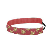 カナダヘッドバンド金ゴールドカナダヘアバンド アスレチックヘッドバンド (右)