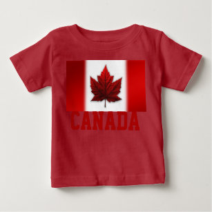 カナダベビーシャツカナダベビージャージーカスタムシャツ ベビーTシャツ
