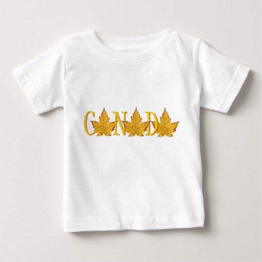 カナダベビーTシャツカナダお土産ベビーシャツ ベビーTシャツ (正面)