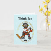 カナダホッケープレイヤーカナダデイカード カード (黄色い花)