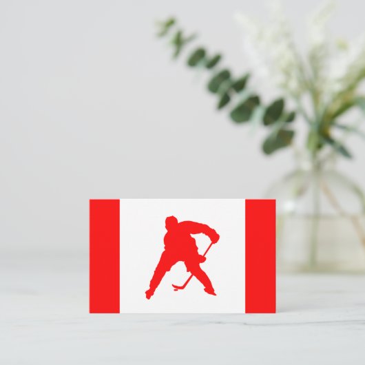 カナダホッケー 名刺 (スタンド正面)