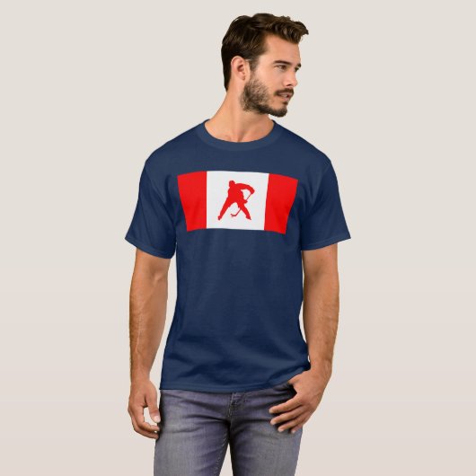 カナダホッケーTシャツ Tシャツ (正面フル)