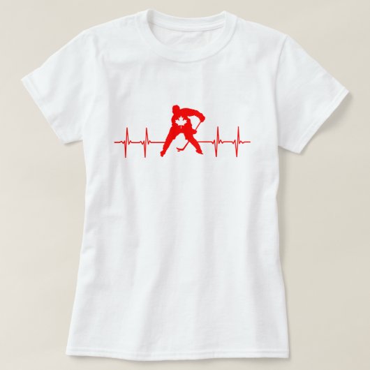 カナダホッケーTシャツ Tシャツ (デザイン正面)