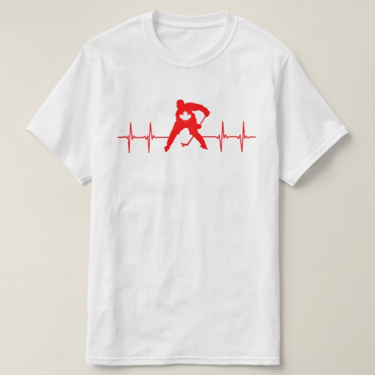 カナダホッケーTシャツ Tシャツ (デザイン正面)