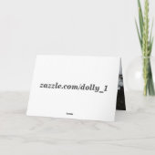 カナダボクシングデイグリーティングターキーカード カード (裏面)