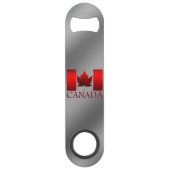 カナダボトルオープナーカナダ国旗のお土産 スピード栓抜き (正面)