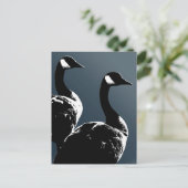 カナダポストカーカスタムドCanada Gooseポストカード ポストカード (スタンド正面)