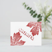 カナダポストカードカスタムカナダお土産はがき ポストカード (スタンド正面)