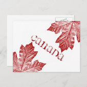 カナダポストカードカスタムカナダお土産はがき ポストカード (正面/裏面)