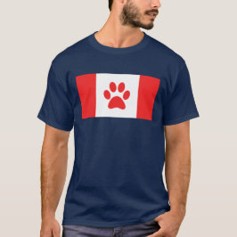 カナダポーおもしろいト国旗 – カナダ国旗 Tシャツ