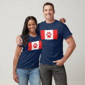 カナダポーおもしろいト国旗 – カナダ国旗 Tシャツ (ユニセックス)
