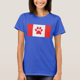 カナダポーおもしろいト国旗 – カナダ国旗 Tシャツ