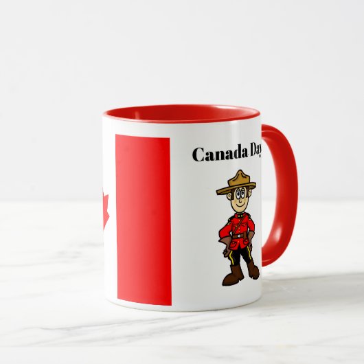 カナダマウンティカナダデイマグ マグカップ (正面右)
