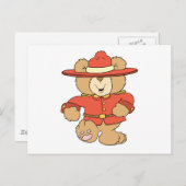 カナダマウンティベア ポストカード (正面/裏面)