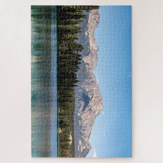 カナダマウンテン、ピラミッド山脈 ジグソーパズル (縦)