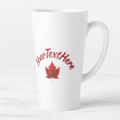 カナダマグズカスタムカナダメープルリーフスーベニアカップ カフェラテマグ (右)