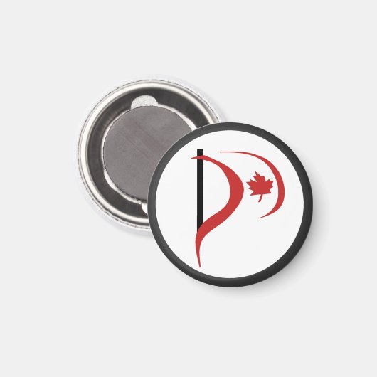 カナダマグネットの海賊パーティー マグネット (正面/裏面)