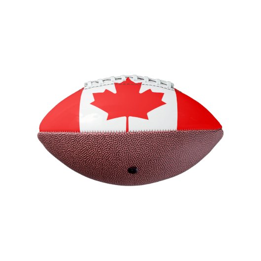 カナダミニサッカー国旗 アメリカンフットボール (回転270)