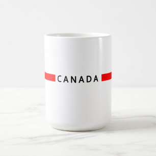 カナダミニマル国旗 コーヒーマグカップ