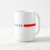 カナダミニマル国旗 コーヒーマグカップ (正面右)