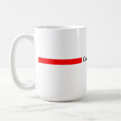 カナダミニマル国旗 コーヒーマグカップ (左)