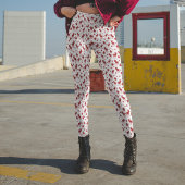 カナダムースとメープルリーフレギンス レギンス