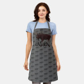 カナダムースエロンカナダサミナエプロン エプロン (着用した状態)