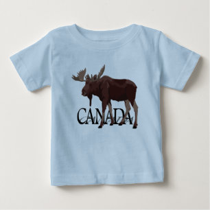 カナダムースシャツベビーカナダムーススワイシャツ ベビーTシャツ